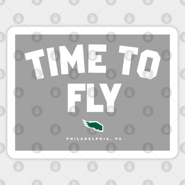 Time To Fly Sticker by Center City Threads